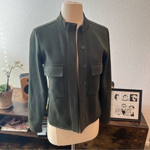 Maison Martin Margiela MM6 Wool Cargo Utility Jacket Army Green Pockets